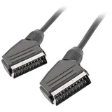 LANBERG SCART Kabel 1,8 m Schwarz