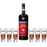 Geschenk-Set Ramazzotti 1,5 Liter mit 6 original Gläsern (39,97 EUR/l)