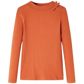 vidaXL Kinder-Langarmshirt Dunkelorange 104