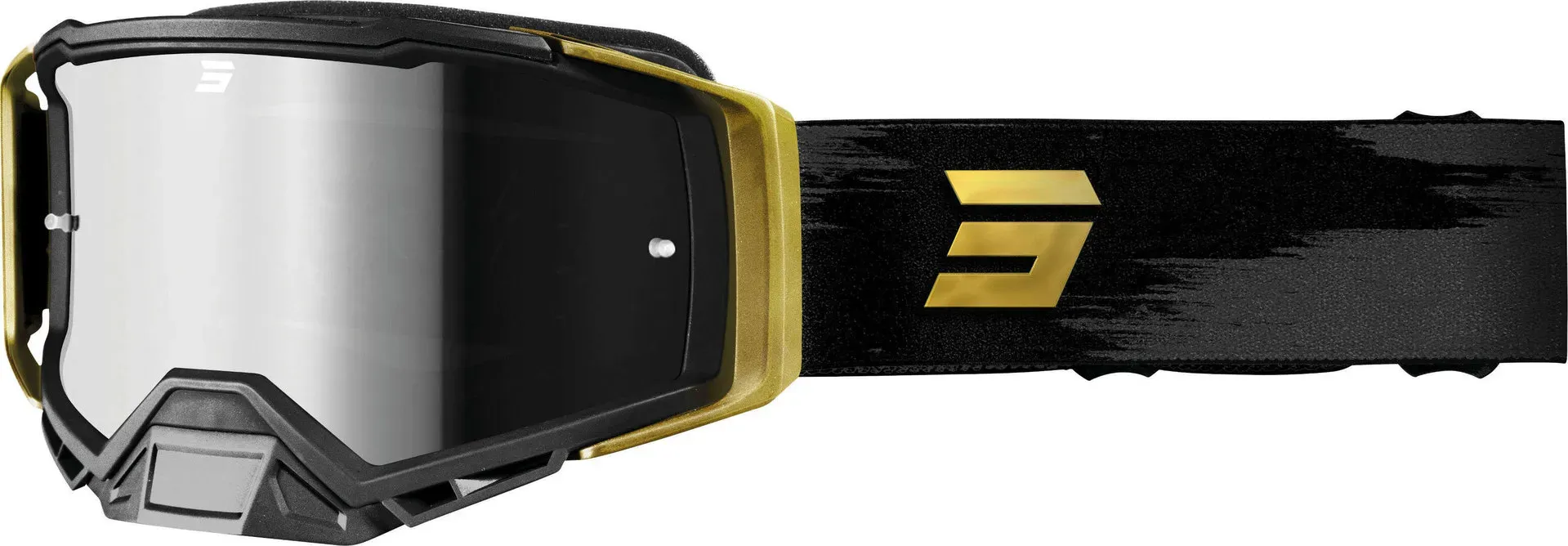 Shot Core Motorcross Bril, goud