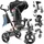 Kidiz Dreirad 5in1 schwarz