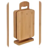 Gravidus 6er Bambusbrettchen Set mit Ständer