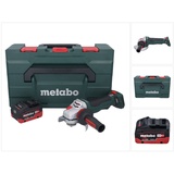 Metabo Metabo, WPBA 18 LTX BL 15-125 Quick DS Akku Winkelschleifer 18 V 125 mm Brushless + 1x Akku 5,5 Ah + (125 mm)