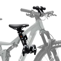 Kids Ride Shotgun MTB Front Kindersitz/Lenker Combo Set schwarz