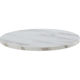 Oviala Esszimmertisch Ø 60 cm weiß