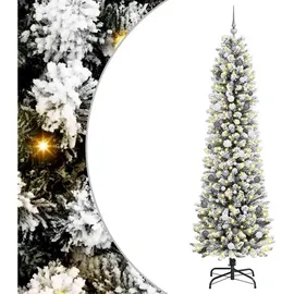 vidaXL Künstlicher Weihnachtsbaum mit 300 LEDs Weiß 240 cm