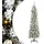 vidaXL Künstlicher Weihnachtsbaum mit 300 LEDs Weiß 240 cm