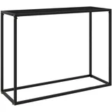 vidaXL Konsolentisch 100x35x75 cm schwarz