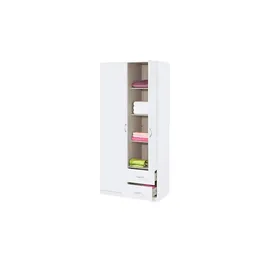 Sconto Kleiderschrank Case ¦ weiß ¦ Maße cm B: 91 H: 197 T: 54.0