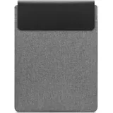 Lenovo Yoga Laptophülle|14,5 Zoll|Magnetverschluss|schlank & leicht, aus recycelten Materialien|Separates Zubehörfach|grau