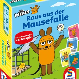 Schmidt Spiele Die Maus, Raus aus der Mausefalle, Kartenspiel