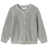 NAME IT Emlen Lin Lil Atelier Strickjacke - Limestone