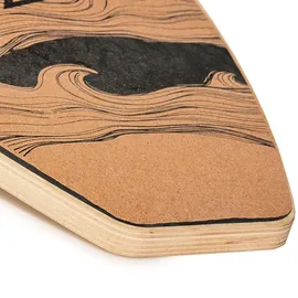F2 Cork Balanceboard Surf 84 - braun