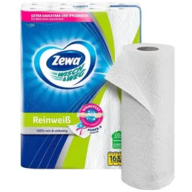 Zewa Küchenrolle Wisch & Weg Reinweiß 2-lagig 16 St.