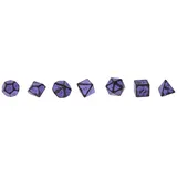 Dice4friends Würfelset Antik Dark Knight - Purple (7)