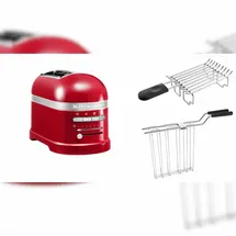KitchenAid Artisan Toaster 5KMT2204 EER inkl. Brötchenaufsatz empire red