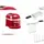 KitchenAid Artisan Toaster 5KMT2204 EER inkl. Brötchenaufsatz empire red