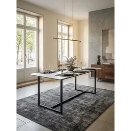 KADIMA DESIGN Esszimmertisch 180 x 90 x 76 cm weiß