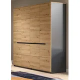 inn.furn Drehtürenschrank Cooper 180 x 198 x 59 cm Beige