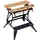 Black & Decker Werkbank Holz/Metall 74 x 25 cm schwarz/braun