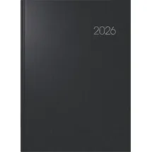 Brunnen Buchkalender Mod. 787 '26 | A4, Kunststoff, schwarz