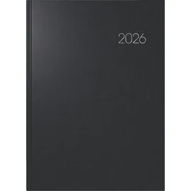 Brunnen Buchkalender Mod. 787 '26 | A4, Kunststoff, schwarz