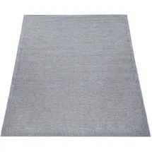 Paco Home - In- Outdoor Teppich Balkon Küchenteppich Modernes Bordüren Design beige, Grau 80x150 cm,