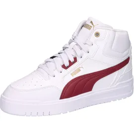 Puma Shuffle Downtown Mid Jr Gold/Rot/Weiß 36