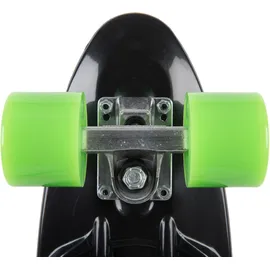 Star-Skateboard Kicktail grün/schwarz