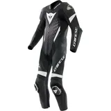 Dainese Laguna Seca 6 Einteiler Black White Gr. 110 - 55 Tall Lederkombi