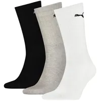 Puma Crew Socken Unisex 3er Pack Stretch bunt|weiß 47-49