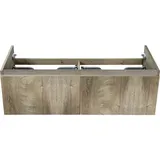 Waschtischunterschrank Sanox Frozen BxHxT 120 x 40 x 45 cm Frontfarbe grain oak