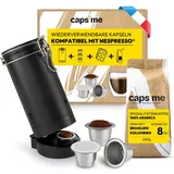 CAPS ME - set Wiederbefüllbare Kapseln für Nespresso® (Komplettset)