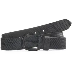 Hüftgürtel AUTHENTIC LE JOGGER, Damen, Gr. 105, schwarz, Obermaterial: 100% Rindsleder, Gürtel, aus Leder, Hüftgürtel