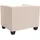 Mendler Lounge-Sessel Lille Kunstleder 0 x 0 x 0 cm Weiß mit Rollen