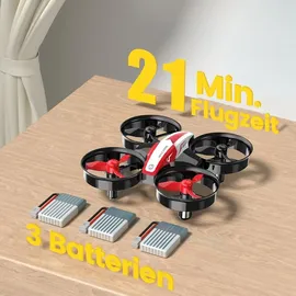 Holy Stone HS210 Mini Drohne für Kinder Anfänger,RC Quadcopter mit 3 Akkus Lange Flugzeit,Automatische Höhenhaltung,3D Flips,Headless Modus
