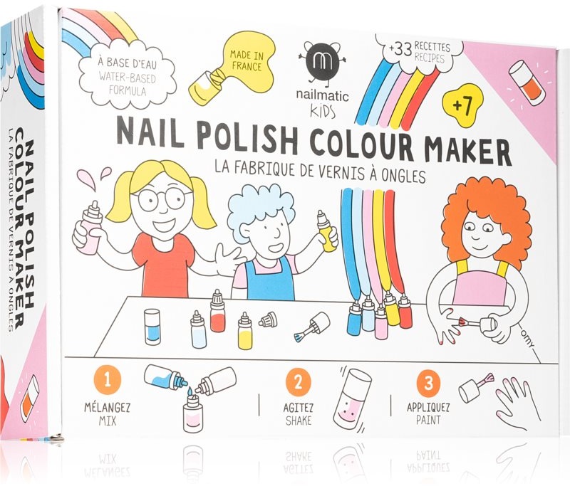 Nailmatic Nail Polish Colour Maker 4 Nail Polishes Set zur Herstellung von Nagellacken
