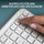 Logitech Signature Slim K950 für Windows, Mac, Chrome, Tastatur, Sonstiges, kabellos, White