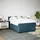 vidaXL Boxspringbett 140 x 200 cm Blau