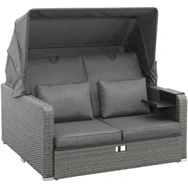 Konifera Sylt Loungebett 146 x 65 x 133 grau