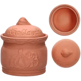 Mambocat Knoblauchtopf Ø 12,8 cm 1-tlg. braun