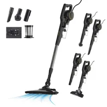 Taurus Alpatec Taurus Homeland Endless - 3-in-1 Staubsauger mit Zyklon | Handstaubsauger | Staubsauger | Stielstaubsauger | 6 m Kabel | 600 W | Aufsatz für alle Oberflächen geeignet | Schwarz