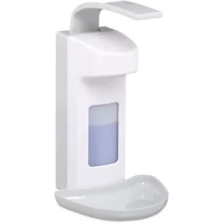 Relaxdays Seifenspender 500ml Weiß