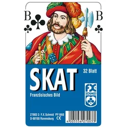 Ravensburger  27003 - Skat, Französisches Bild, 32 Karten in Klarsicht-Box 27003