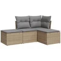 vidaXL Modell 37 Loungeset beige