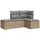 vidaXL Modell 37 Loungeset beige