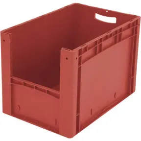 Bito Eurostapelbehälter XL Set / XL 64424 L600xB400xH420 mm, rot Etikett