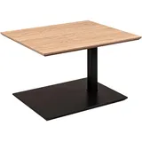 vierhaus Couchtisch, Wildeiche Asteiche, furniert, 60x47-65x70 cm Couchtische, mit Rollen