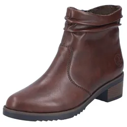 Stiefelette, Boots, Blockabsatz, slouchy Schaft, mit Innenreißverschluss, Gr. 43, marrone, , 46524041-43