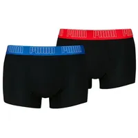 Puma Everyday Trunks Schwarz/Blau/Rot XL 2er Pack
